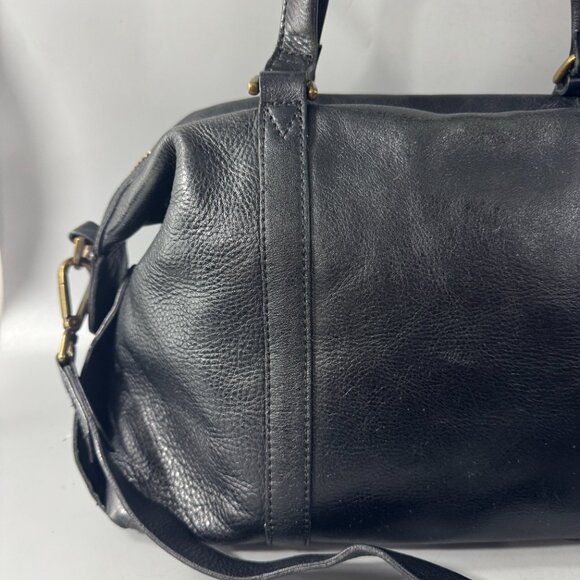 Madewell The Glasgow Satchel in Black - Picture 3 of 16